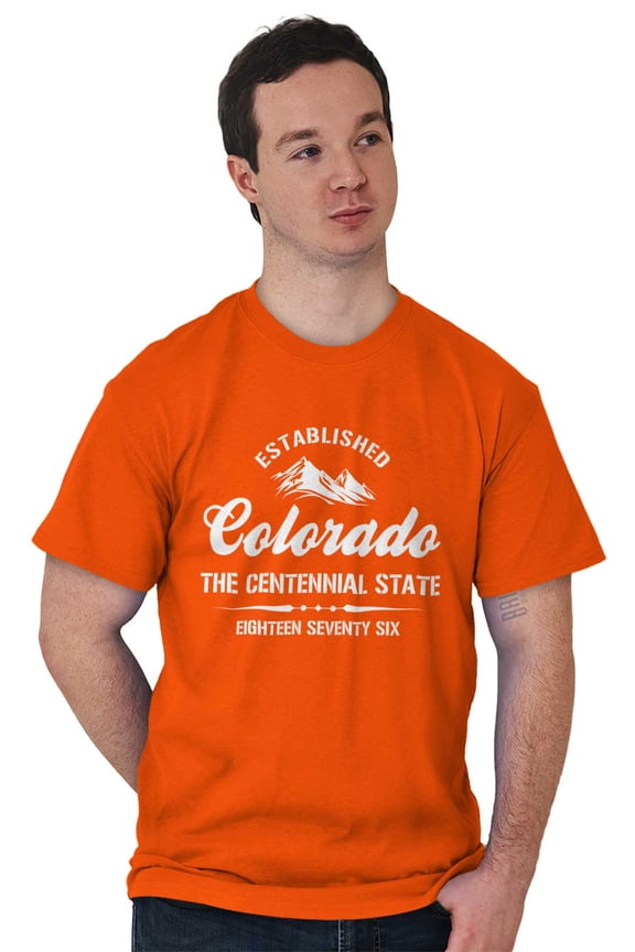 Colorado CO Centennial State Souvenir Men's Graphic T Shirt Tees Brisco Brands M