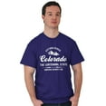 thumbnail image 1 of Colorado CO Centennial State Souvenir Plus Size Crewneck Graphic Tee Shirt Brisco Brands 2X, 1 of 4