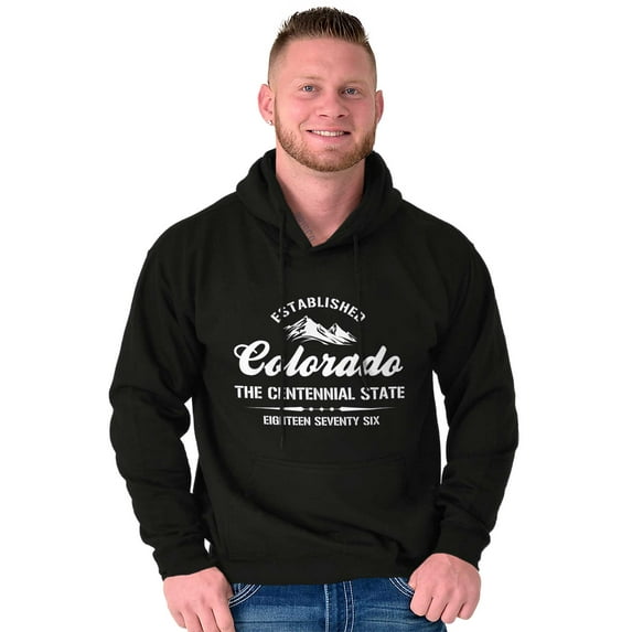 Colorado CO Centennial State Souvenir Unisex Plus Fleece Graphic Hoodie Brisco Brands 2X