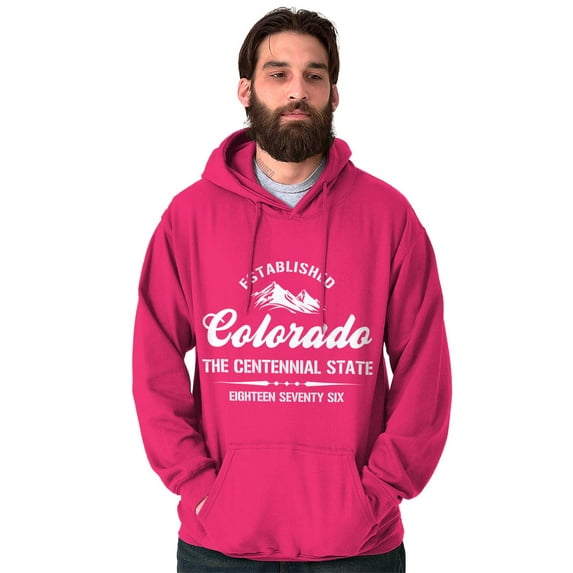 Colorado CO Centennial State Souvenir Unisex Plus Fleece Graphic Hoodie Brisco Brands 4X