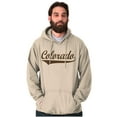 thumbnail image 1 of Colorado CO Classic Athletic Script Hoodie Sweatshirt Women Men Brisco Brands L, 1 of 6