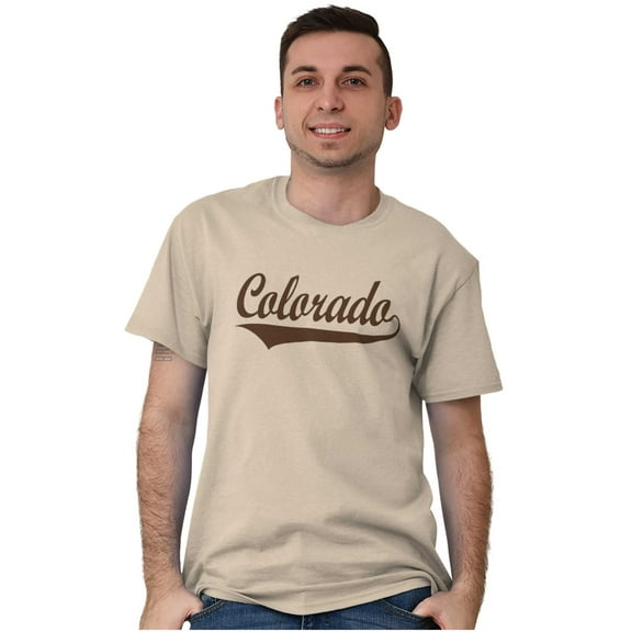 Colorado CO Classic Athletic Script Plus Size Crewneck Graphic Tee Shirt Brisco Brands 3X