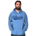 thumbnail image 1 of Colorado CO Classic Athletic Script Unisex Plus Fleece Graphic Hoodie Brisco Brands 3X, 1 of 5