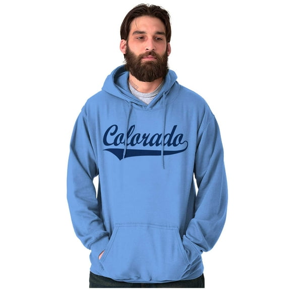 Colorado CO Classic Athletic Script Unisex Plus Fleece Graphic Hoodie Brisco Brands 3X