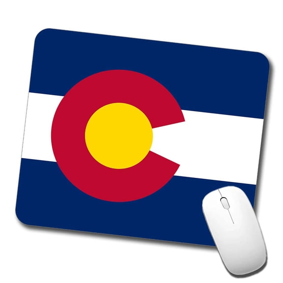 Colorado CO State Flag Mouse Pad Low Profile Gaming Mat