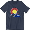thumbnail image 1 of Colorado CO Sun Mountain State America Country USA Men's T-Shirt, 1 of 4