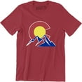 thumbnail image 1 of Colorado CO Sun Mountain State America Country USA Men's T-Shirt, 1 of 4