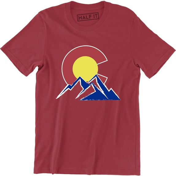 Colorado CO Sun Mountain State America Country USA Men's T-Shirt