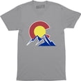 thumbnail image 1 of Colorado CO Sun Mountain State America Country USA Men's T-Shirt, 1 of 4