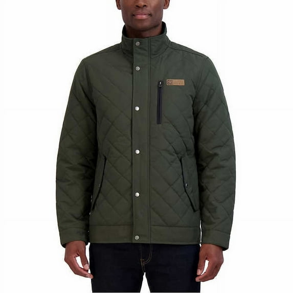 Colorado Clothing Men’s Diamond Quilted Jacket | Green, Small