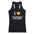 thumbnail image 1 of Colorado College Women I Love Tank Top, Black & White - 2XL, 1 of 1