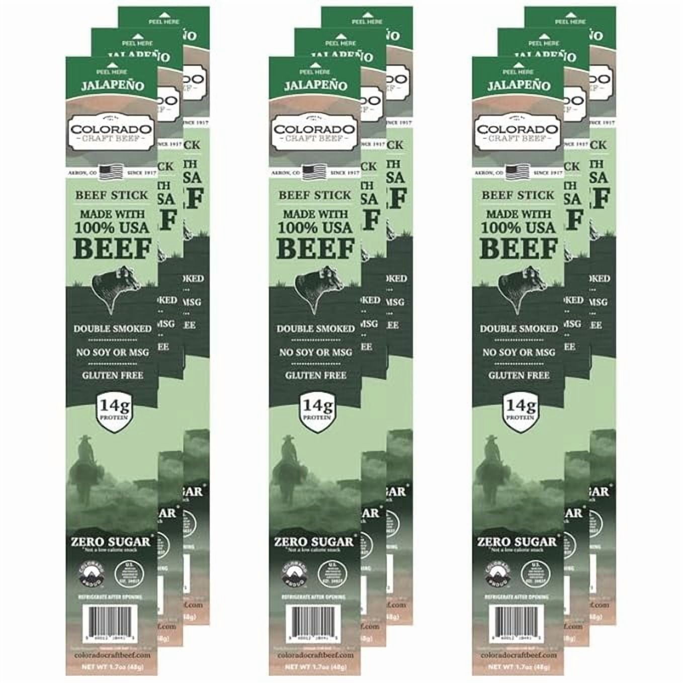 Colorado Craft Beef All-Beef Snack Stick Smoked Jalapeno