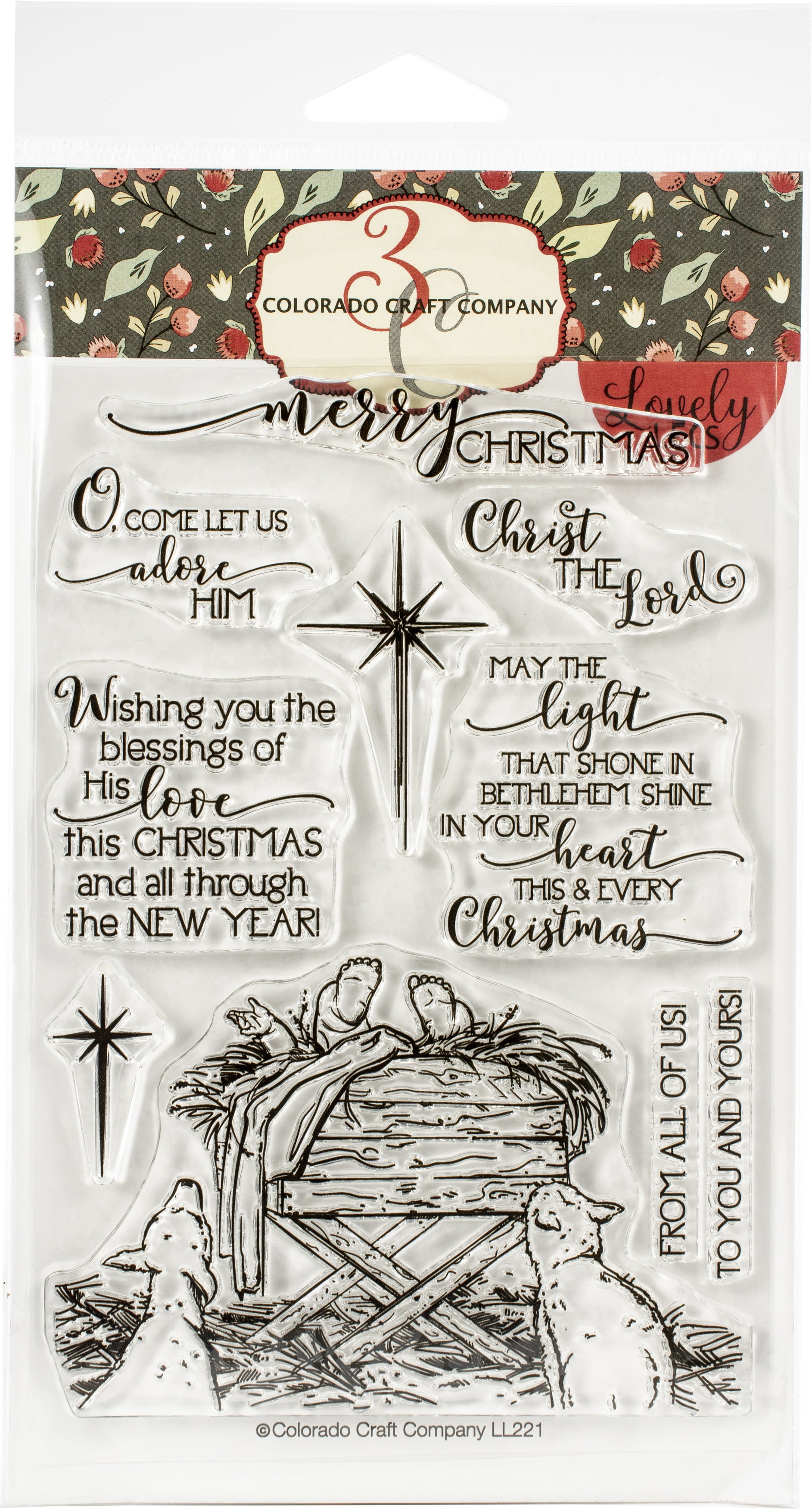 Colorado Craft Company Clear Stamps 4"X6"-Bethlehem's Light-Lovely Legs