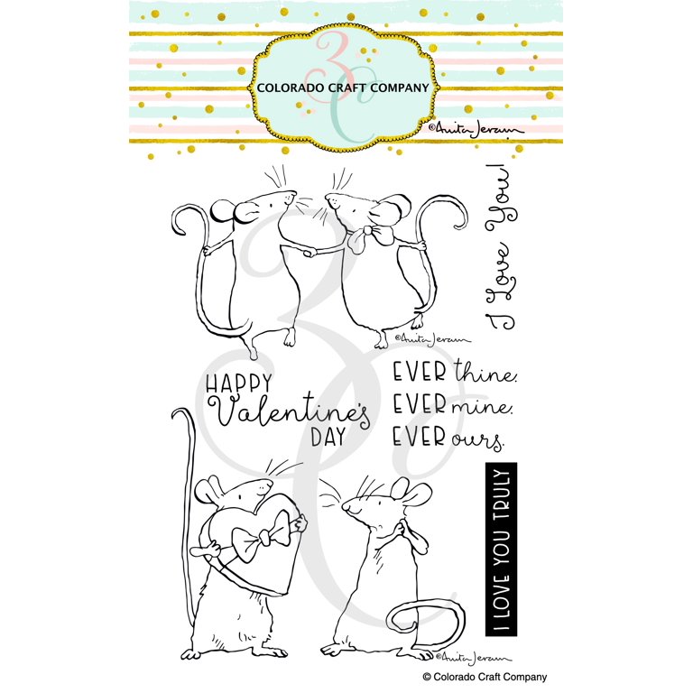 Colorado Craft Company Clear Stamps 4X6-Ever Thine-By Anita Jeram 