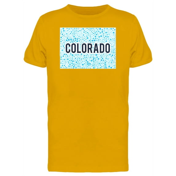 Colorado Dotted Map Ts Tee Men's -Image by Shutterstock