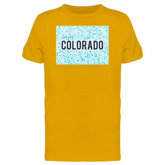 Colorado Dotted Map Ts Tee Men's -Image by Shutterstock