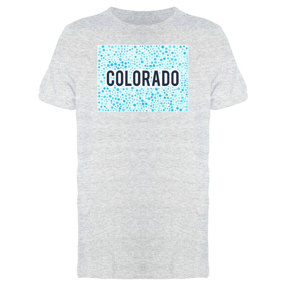 Colorado Dotted Map Ts Tee Men's -Image by Shutterstock