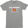 thumbnail image 1 of Colorado Est 1876 The Centennial State - Colorado The Centennial Men's T-Shirt, 1 of 4