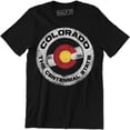 thumbnail image 1 of Colorado Est 1876 The Centennial Vintage State Retro Hometown Pride Usa Tee, 1 of 4