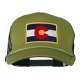 thumbnail image 1 of Colorado Flag Embroidered Foam Mesh Cap - Cactus Black OSFM, 1 of 5