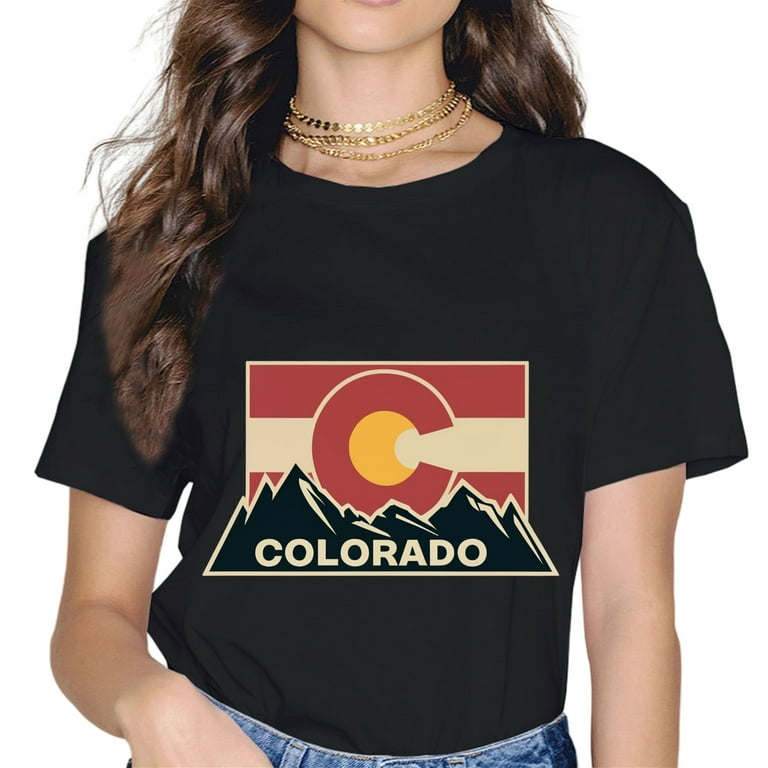 Colorado Flag Mountain T Shirt Gift Colorado Flag Mountain T Shirt Gift
