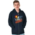 thumbnail image 1 of Colorado Flag Outdoor Camping Smurfs Zip Up Hoodie Men's Women's Brisco Brands S, 1 of 6