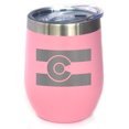 thumbnail image 1 of Bevvee Insulated Wine Tumbler 12 oz Flag Of Colorado Colorado Enthusiast Gifts Tumblers, 1 of 4