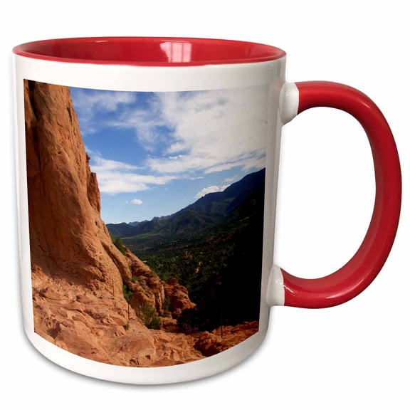 3drose, Colorado Garden of Gods Rocks Boulders, 11oz Two-tone Red Mug