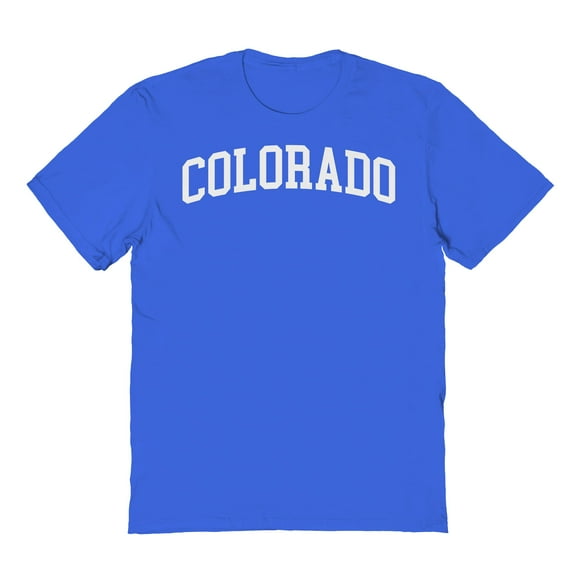 Colorado Graphic Royal Men's Cotton T-Shirt