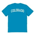 thumbnail image 1 of Colorado Graphic Tropical Blue Men's Cotton T-Shirt, 1 of 1