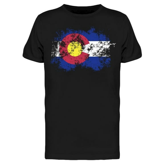 Colorado Grunge T-Shirt Men -Image by Shutterstock, Male XX-Large