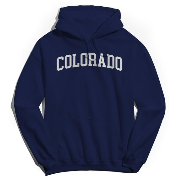 Colorado Humor Graphic Navy Men's Crewneck Sweatshirt Hoodie