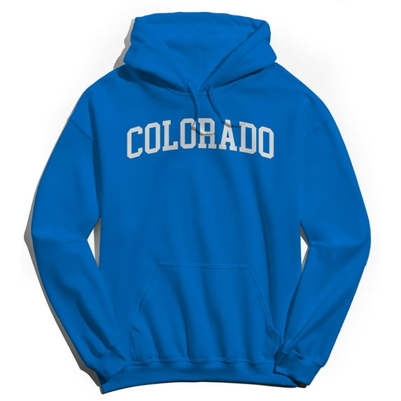 Colorado Humor Graphic Royal Men's Crewneck Sweatshirt Hoodie