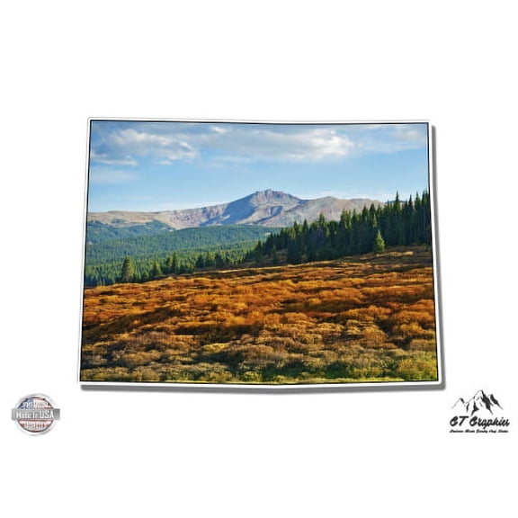 Colorado Landscape - 12" Vinyl Sticker Waterproof Decal