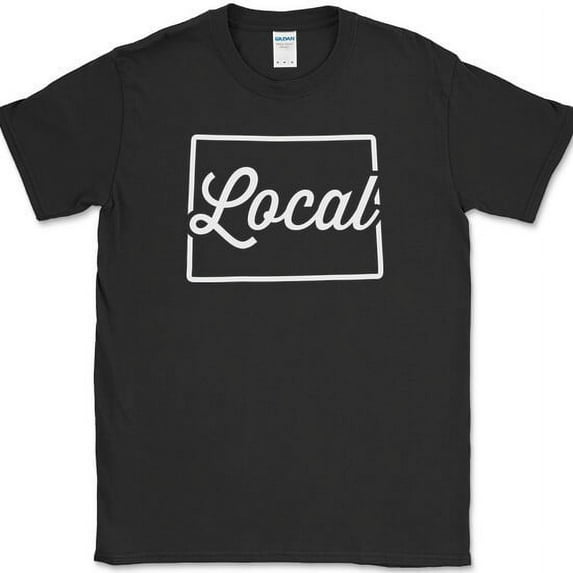 Colorado Local T-Shirt Funny Humor State Pride Location Gift Tee - Black, L
