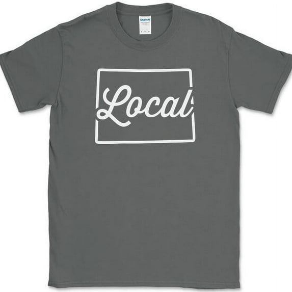Colorado Local T-Shirt Funny Humor State Pride Location Gift Tee - Charcoal, S
