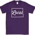 thumbnail image 1 of Colorado Local T-Shirt Funny Humor State Pride Location Gift Tee - Purple, M, 1 of 1