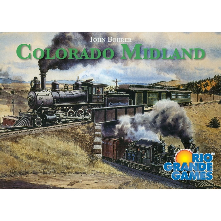Rio Grande Games: Colorado Midland - Strategy Train Board Game, Build Rocky Mountain Railways, Build Your Fortune, Ages 12+, 3-5 Players, 45 Min Rio Grande Games: Colorado Midland - Strategy Train Board Game, Build Rocky Mountain Railways, Build Your Fortune, Ages 12+, 3-5 Players, 45 Min