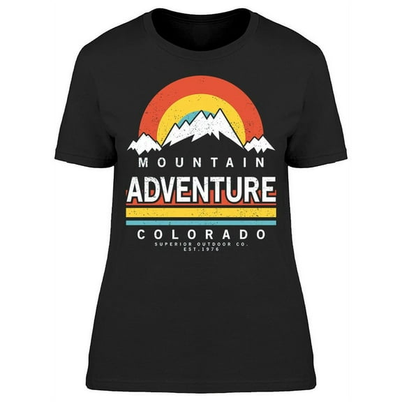 Colorado Mountain Adventure T-Shirt Women -Image by Shutterstock, Female x-Large