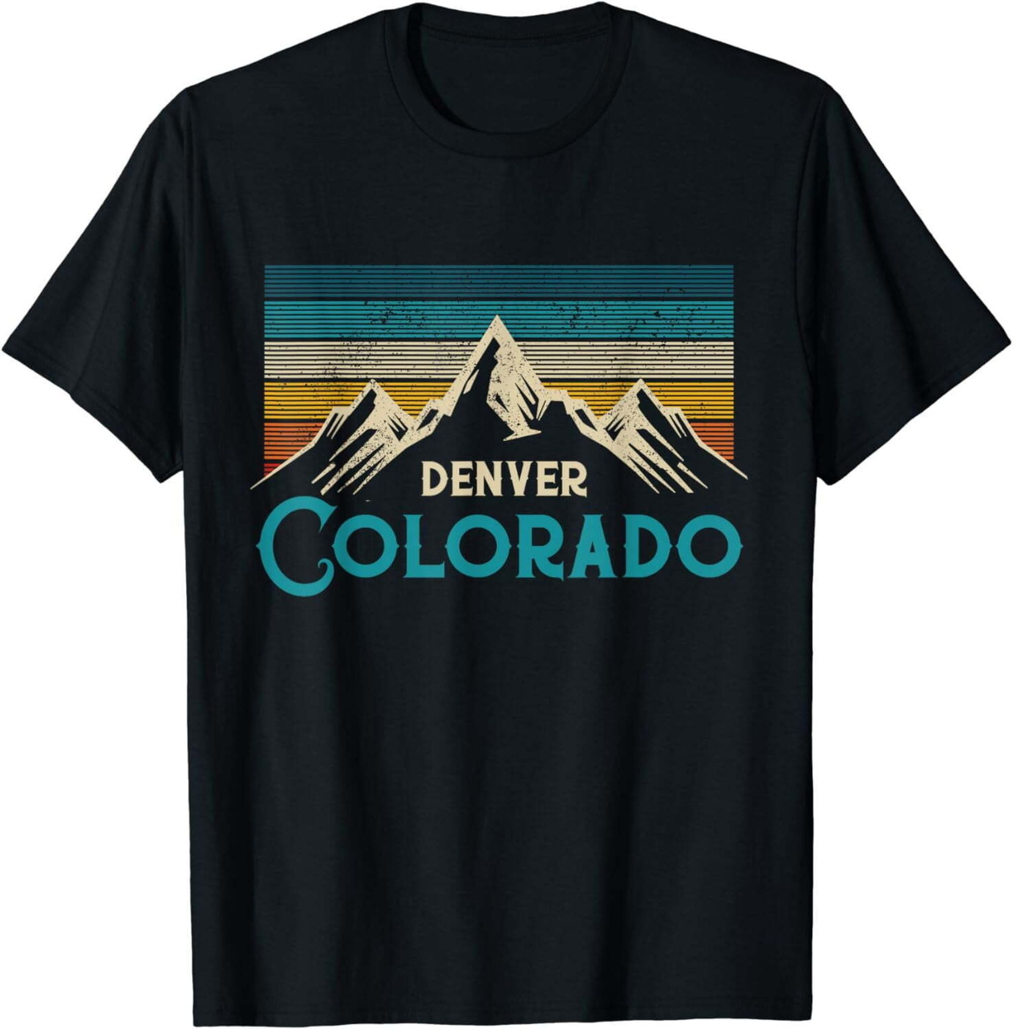 Colorado Mountain Adventure Tee: Vintage Denver Hiking Shirt - Ideal ...