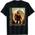 thumbnail image 1 of Colorado Mountain Bigfoot Retro Vintage 80s Sasquatch T-Shirt, 1 of 5