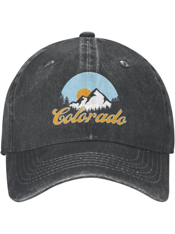 Colorado Mountains Hat for Men Women Funny Trucker Hat Gifts Baseball Cap