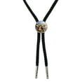 thumbnail image 1 of Colorado Mountains Lake Wildlife Animals Beer Moose Elk Cougar Western Southwest Cowboy Necktie Bow Bolo Tie, 1 of 4