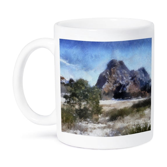 3dRose, Colorado Mountains Ridge and Tree, 11oz Mug