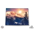 thumbnail image 1 of Colorado Mountains Sunrise Winter - 5" Vinyl Sticker - For Car Laptop I-Pad - Waterproof Decal, 1 of 1