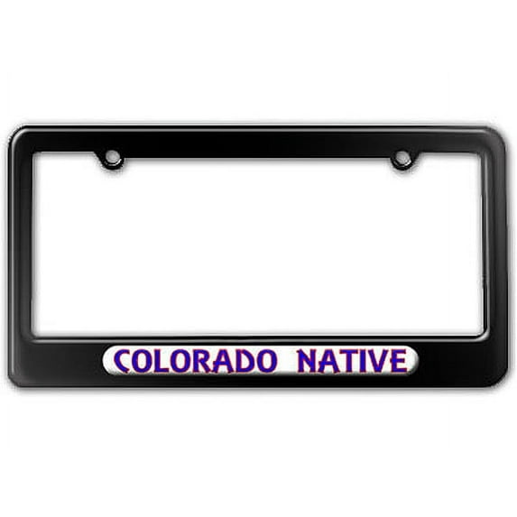 Colorado Native - State Pride License Plate Frame