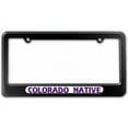 thumbnail image 1 of Colorado Native, State Pride License Plate Tag Frame, Multiple Colors, 1 of 1