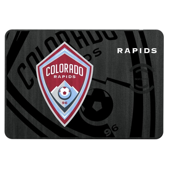 Colorado Rapids Mono Tilt Logo Wireless Charger & Mouse Pad