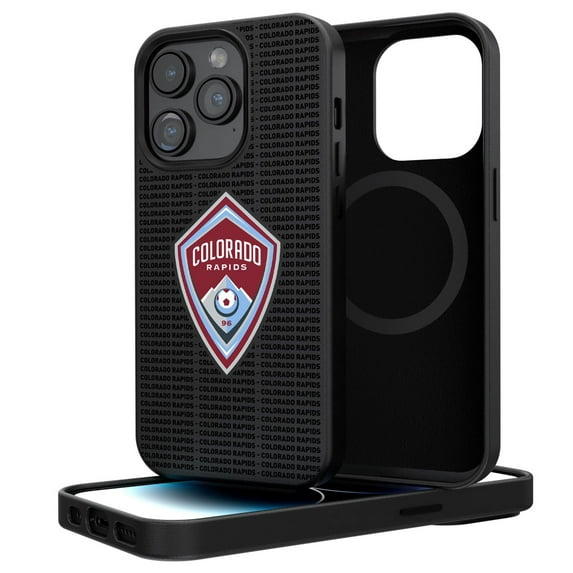 Colorado Rapids Text Backdrop iPhone Magnetic Bump Case