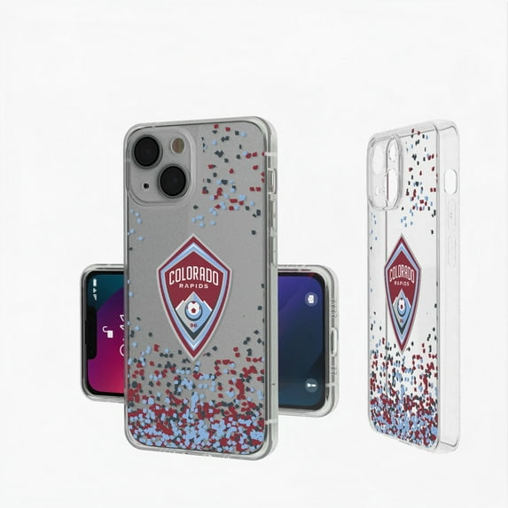 Colorado Rapids iPhone Confetti Design Clear Case
